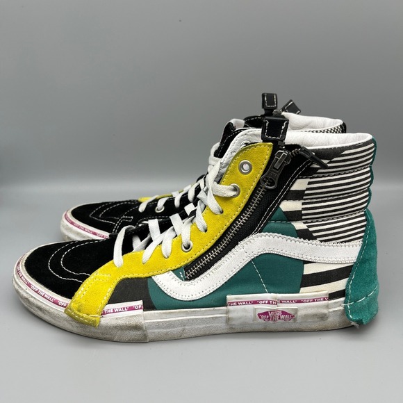 Vans Sk8 Hi Reissue Cntage Style, Eco Friendly, Cotton, Twill, Drawst 10 Mens - Picture 5 of 12